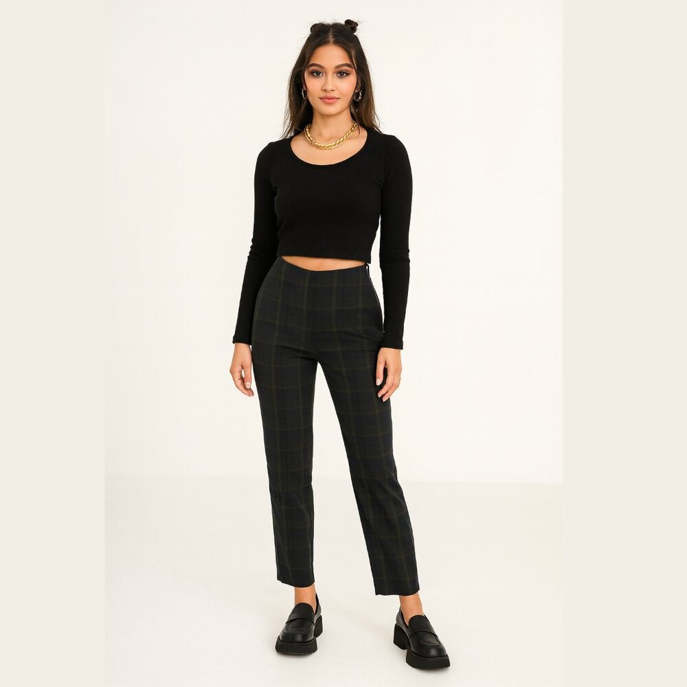 Worthington Plaid Pants 10